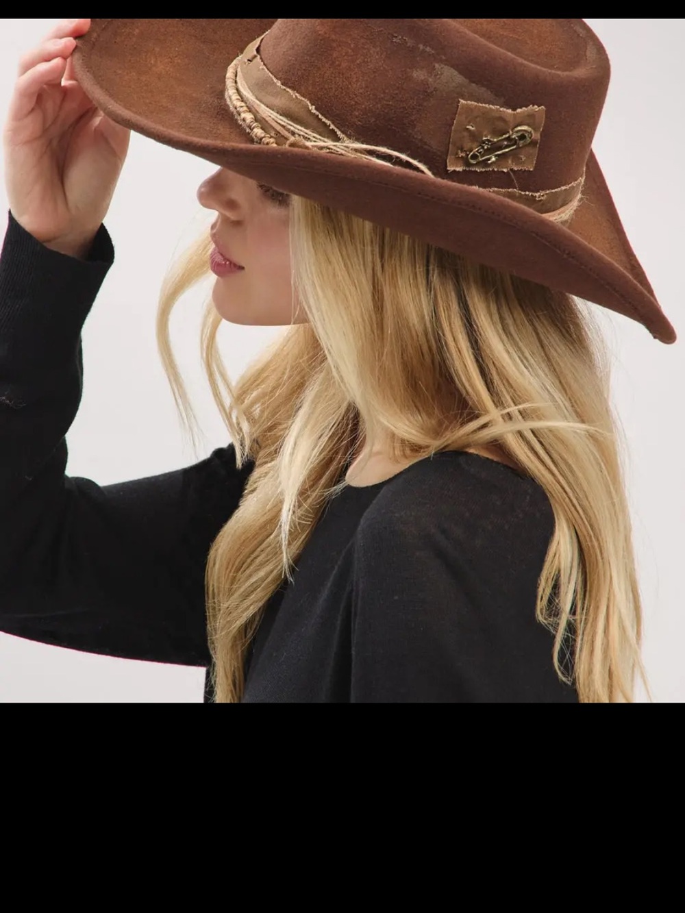 Distressed Felt Fedora